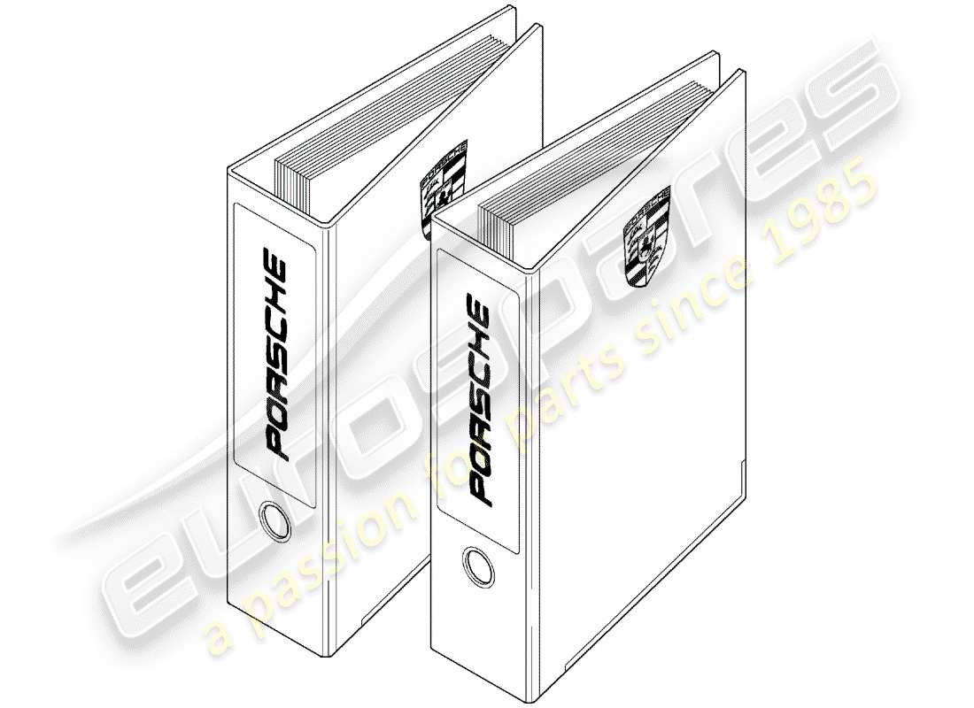 porsche 2001 (after sales literature) aides à l'organisation schéma des pièces