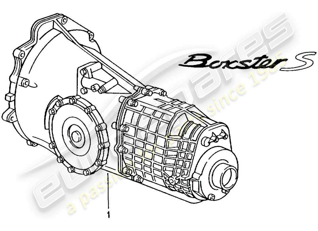 porsche 1997 (986 boxster) 6 transmission manuelle de vitesse - - d - mj 2000>> schéma des pièces