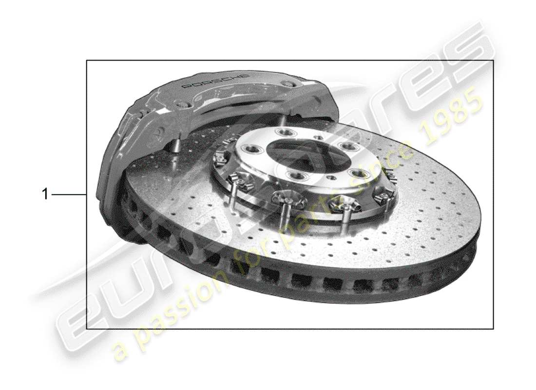 porsche 2013 (tequipment panamera) frein schéma des pièces