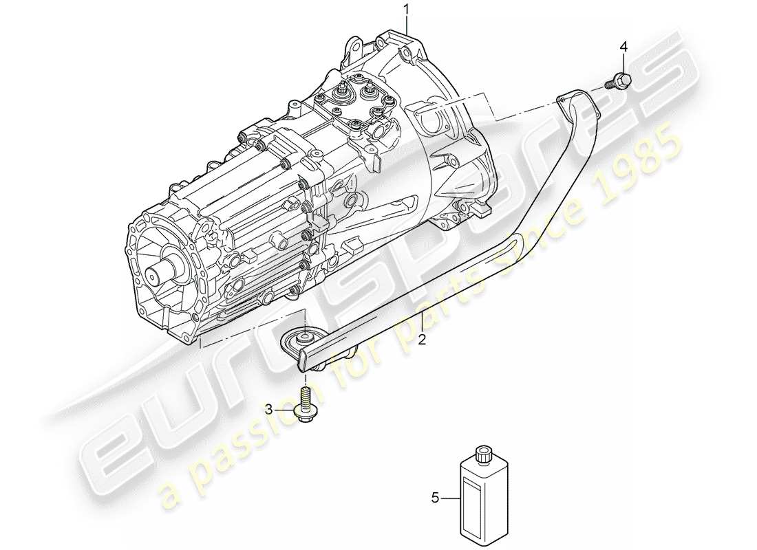 porsche 2009 (cayenne e1 9pa) transmission de remplacement schéma des pièces