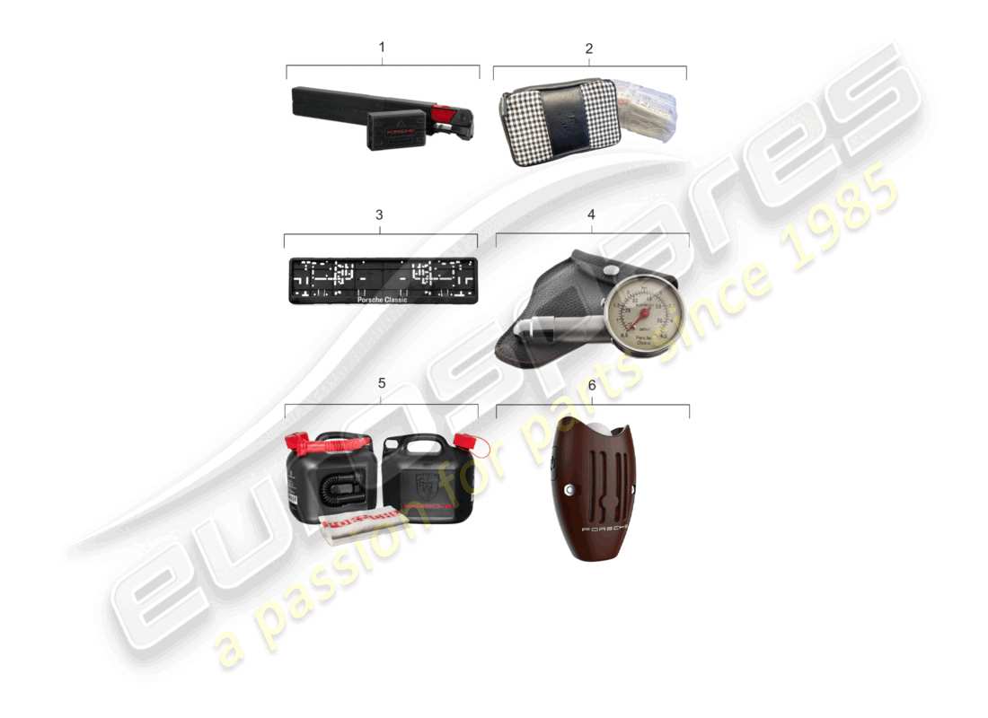 porsche 2007 (987 cayman) accessories porsche classic schéma des pièces