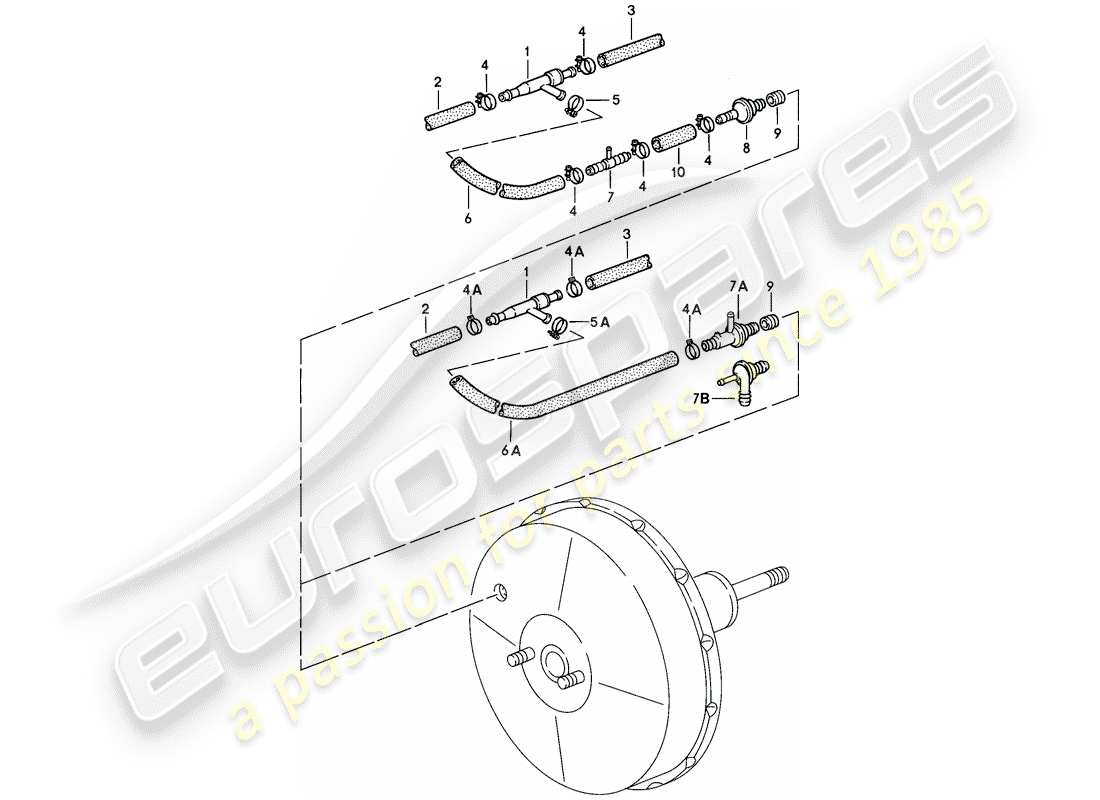 porsche 1986 (928) pompe d'aspiration - m >> 82d 0608 - m >> 82d 5825 - m >> 82d 5723 - m >> 82d 0622 - m >> 82d { 9} diagramme des pièces