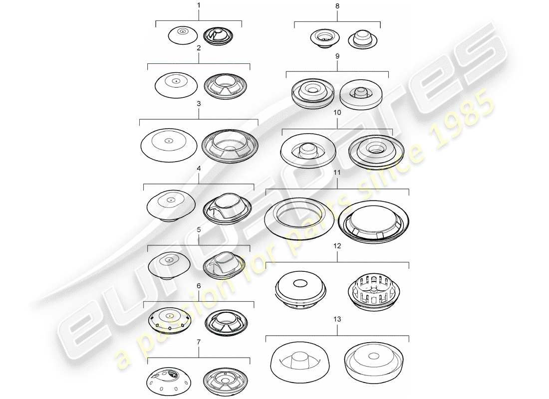 porsche 2011 (cayenne e2 92a) diagramme de pièce de prise