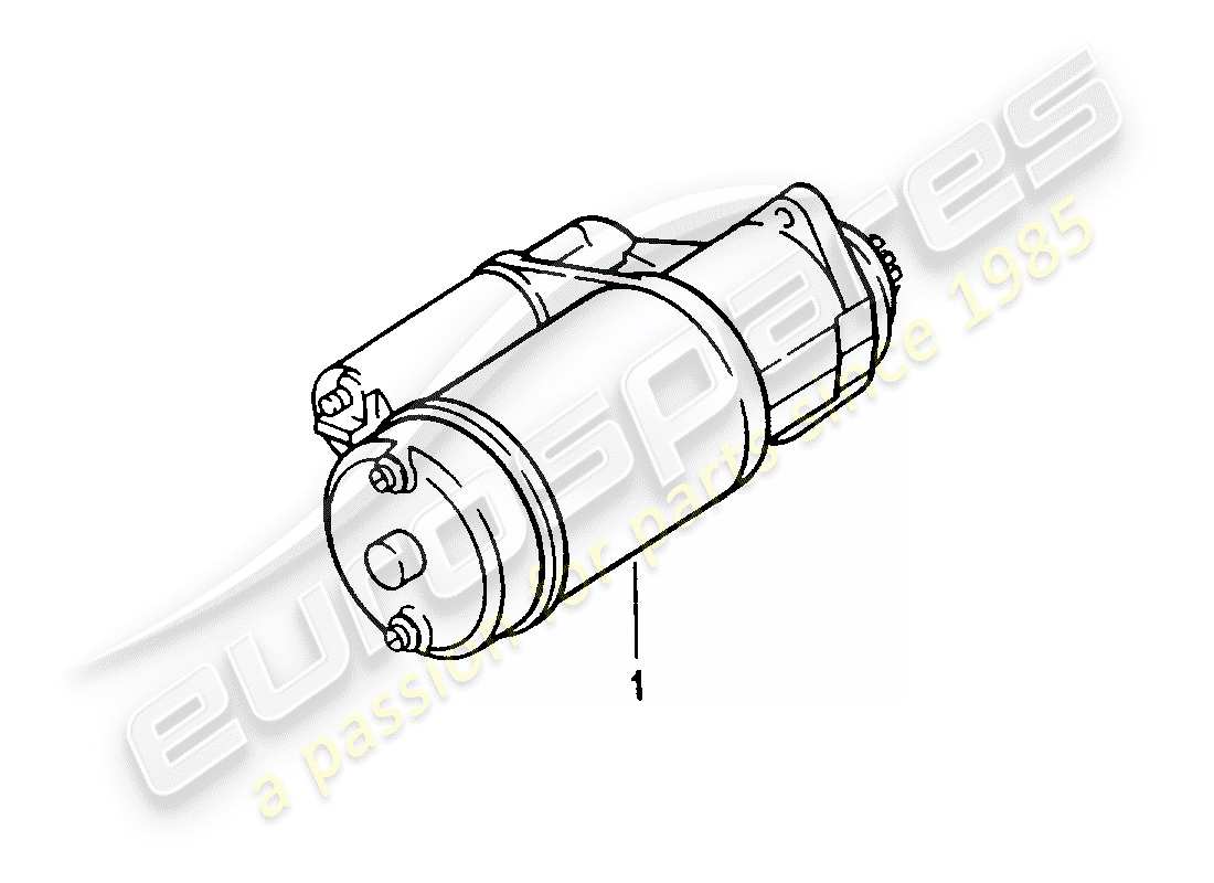 un schéma de pièces du catalogue de pièces porsche 2004 (refurbished and exchange catalogue)