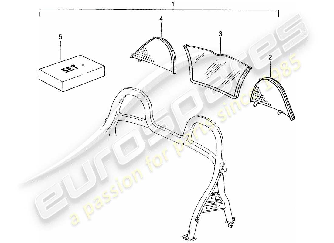 porsche 2011 (tequipment) kit d'installation schéma des pièces