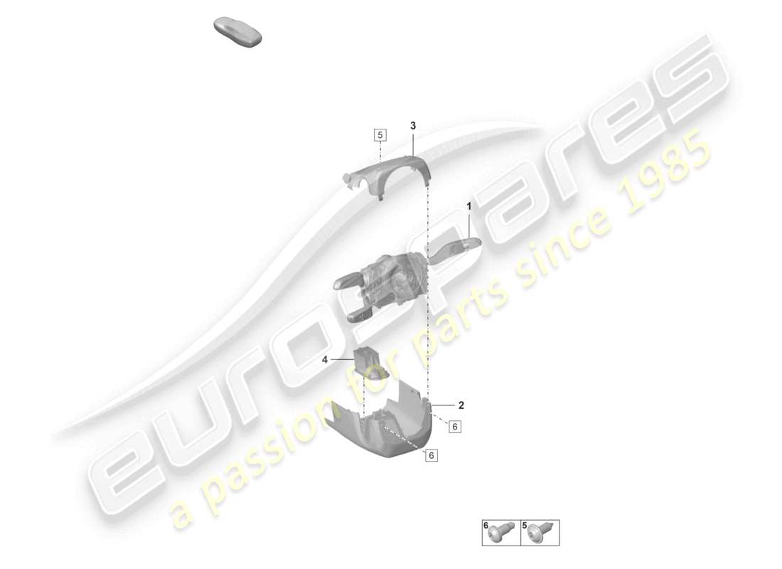 porsche 2019 (992-1) interrupteur de colonne de direction d - 25.11.2019>> schéma des pièces