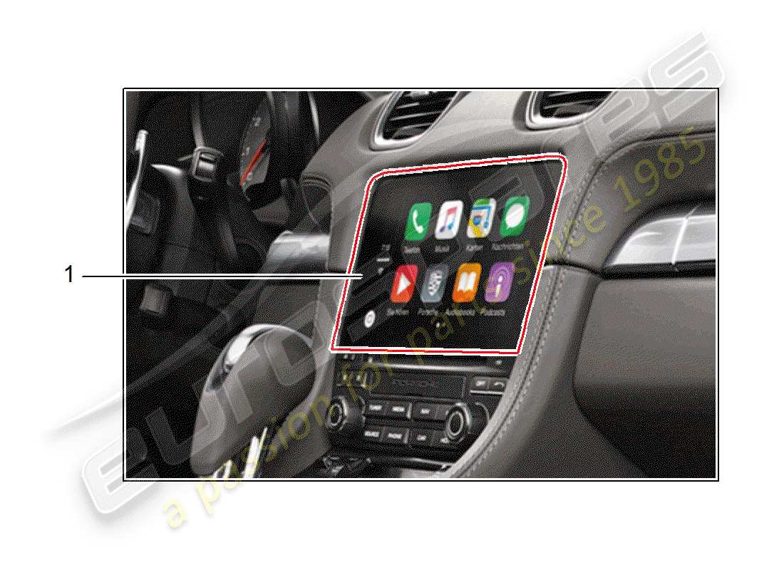 porsche 2013 (tequipment 98x/99x) kit d'installation schéma des pièces