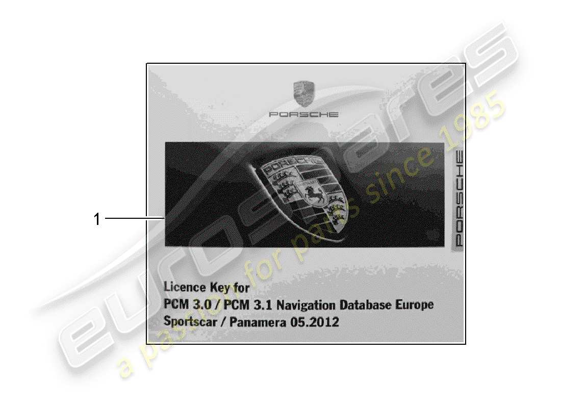 porsche 2002 (tequipment) document de publication pour schéma des pièces