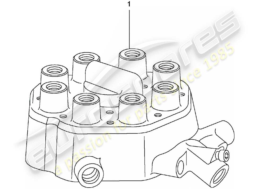 porsche 2005 (refurbished and exchange catalogue) distributeur de carburant schéma des pièces