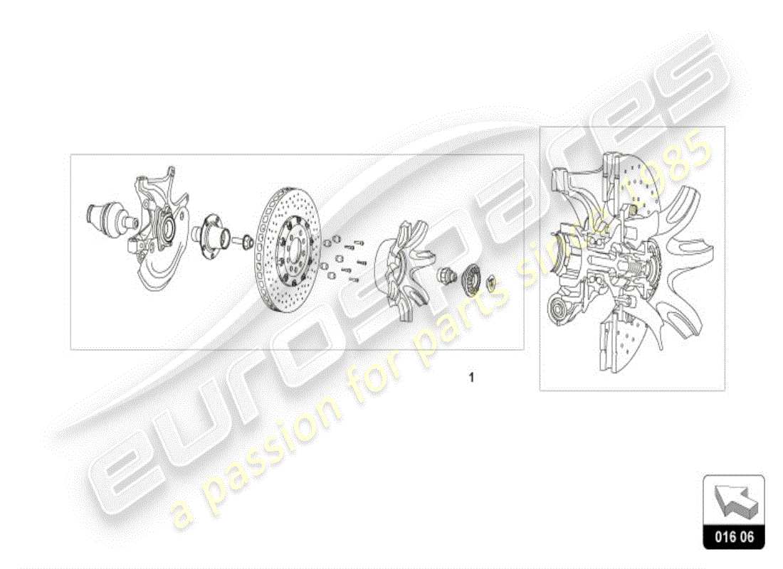 lamborghini huracan lp610-4 avio (accessories) écrou de roue schéma des pièces