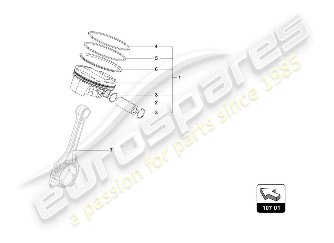 lamborghini lp720-4 coupe 50 (2014) piston schéma des pièces