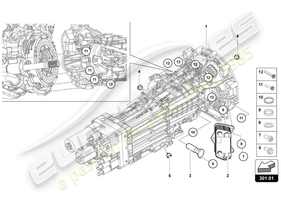 lamborghini lp720-4 coupe 50 (2014) filtre à huile schéma des pièces