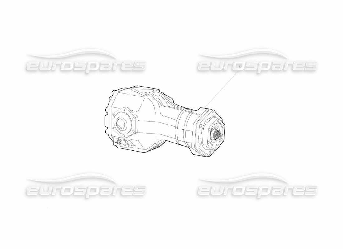lamborghini murcielago lp670 schéma des pièces de l'assemblage du différentiel avant