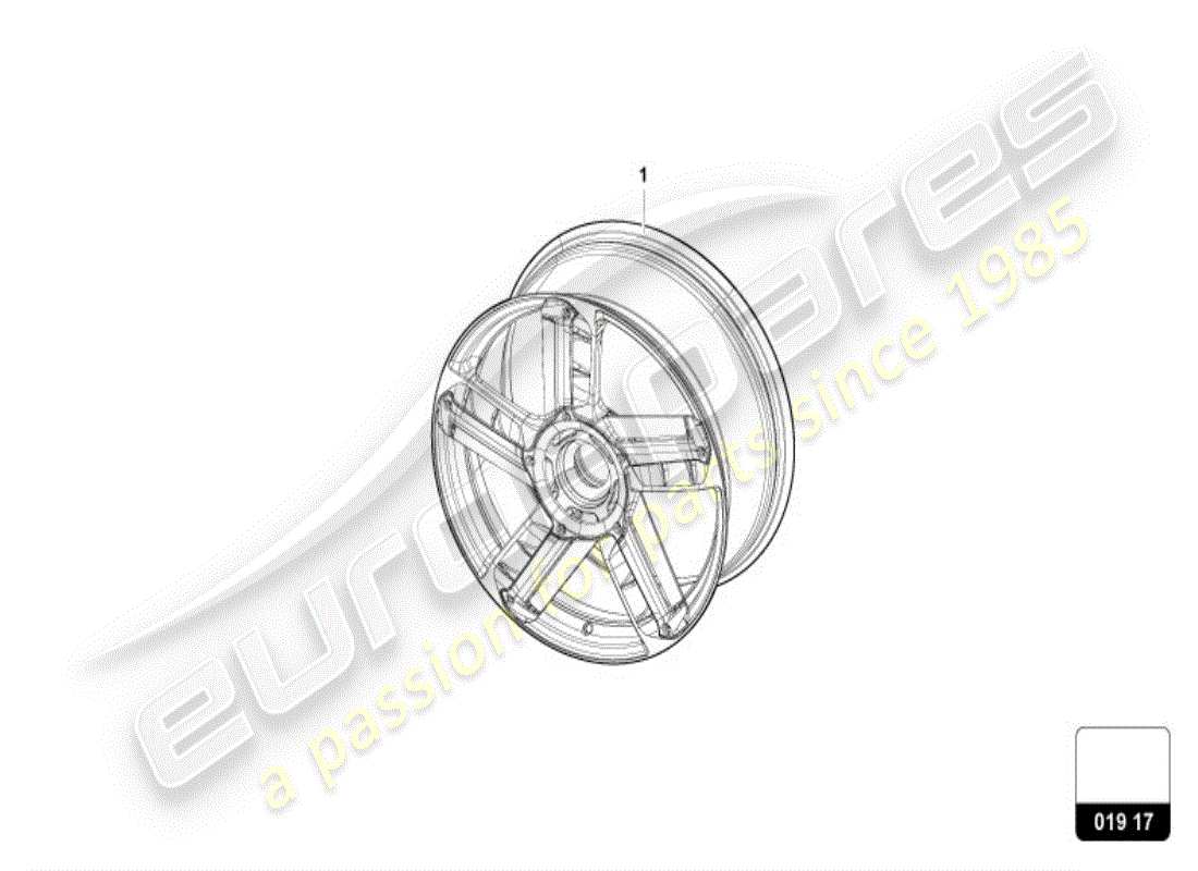 un schéma de pièces du catalogue de pièces lamborghini huracan lp610-4 coupe (accessories)