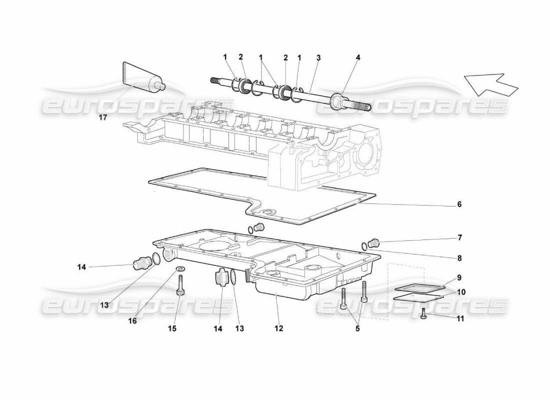 schéma de pièce contenant le numéro de pièce n122861