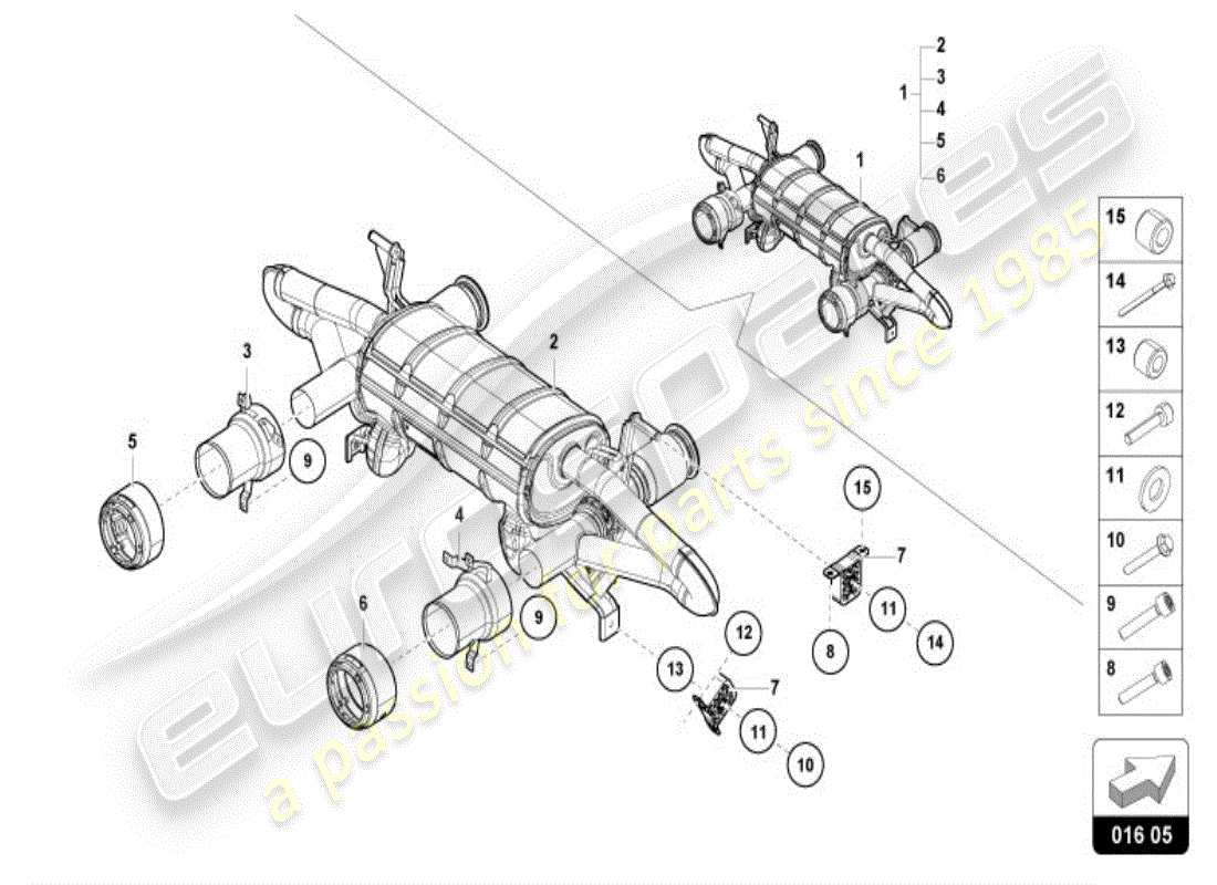 schéma de pièce contenant le numéro de pièce 4t0251051l