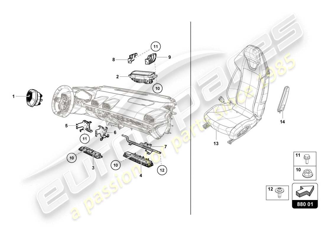 schéma de pièce contenant le numéro de pièce 4t2858514