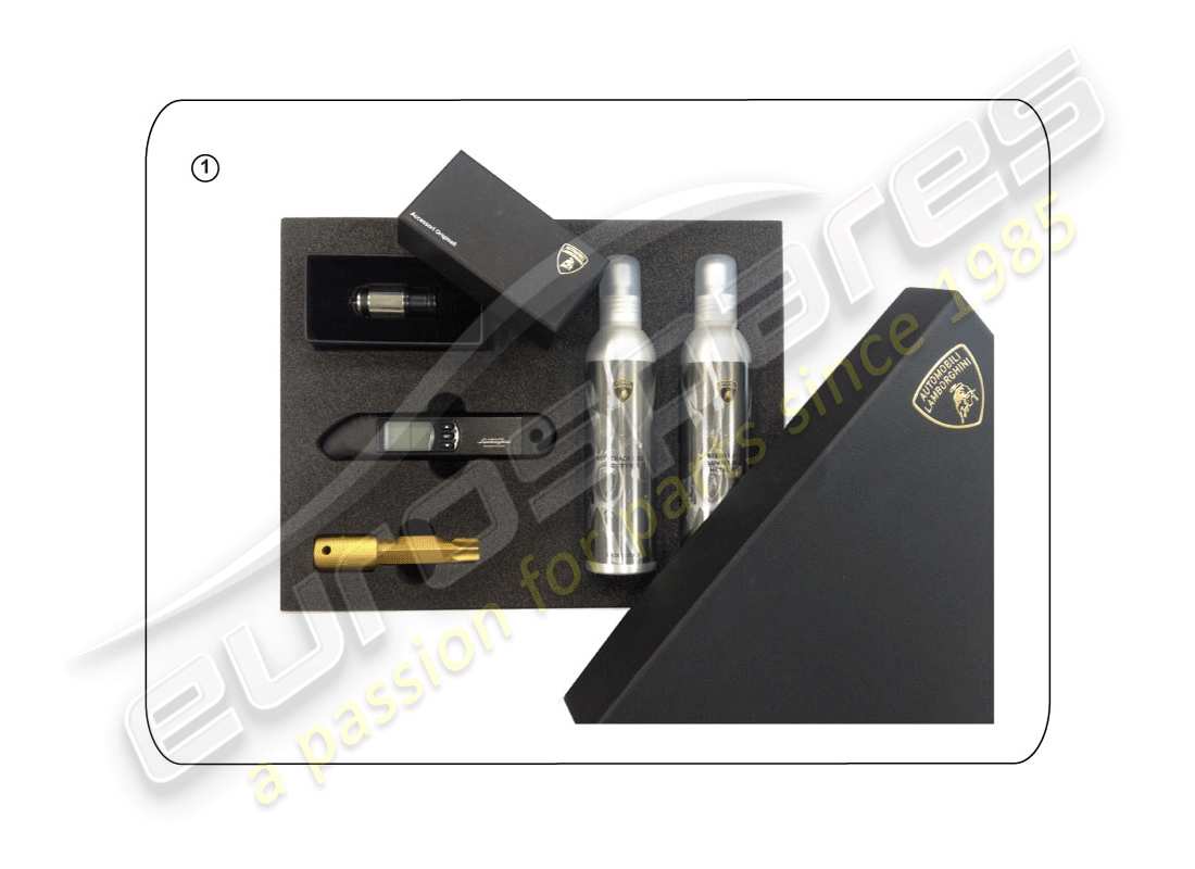 lamborghini accessories (lp610-4 spider) ensemble décoratif schéma des pièces