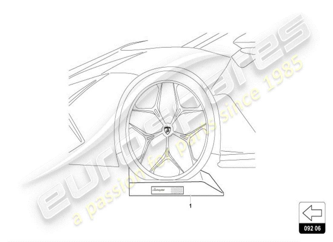 lamborghini huracan lp600-4 zhong coupe (accessories) coussin d'impact schéma des pièces