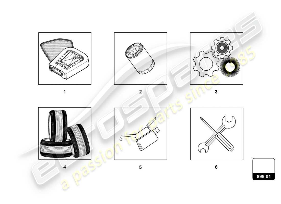 lamborghini evo spyder 2wd (2020) pièces de service schéma des pièces