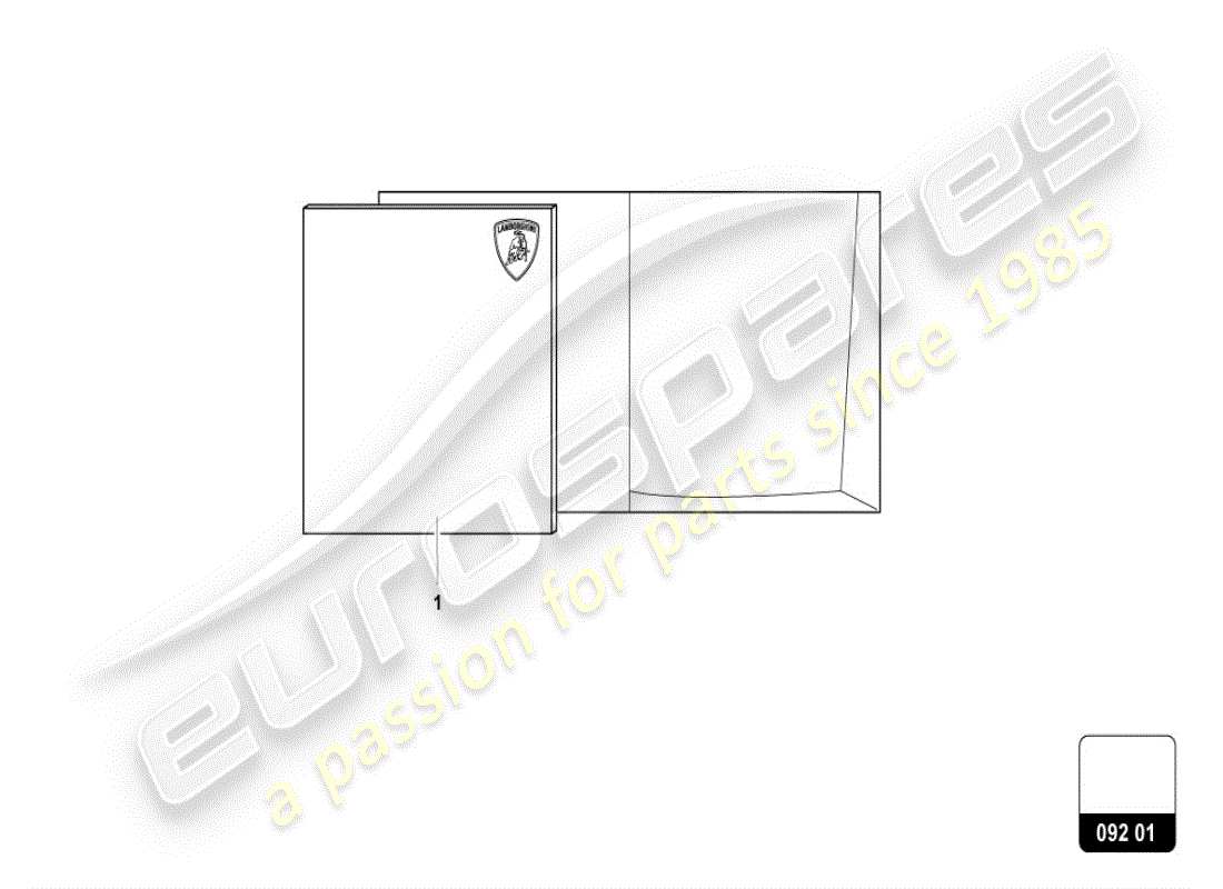 lamborghini urus (accessories) ensemble d'agents de nettoyage schéma des pièces