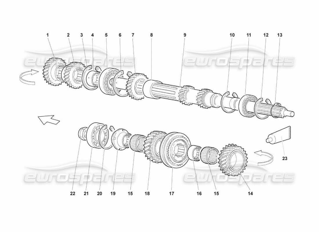schéma de pièce contenant le numéro de pièce n123761