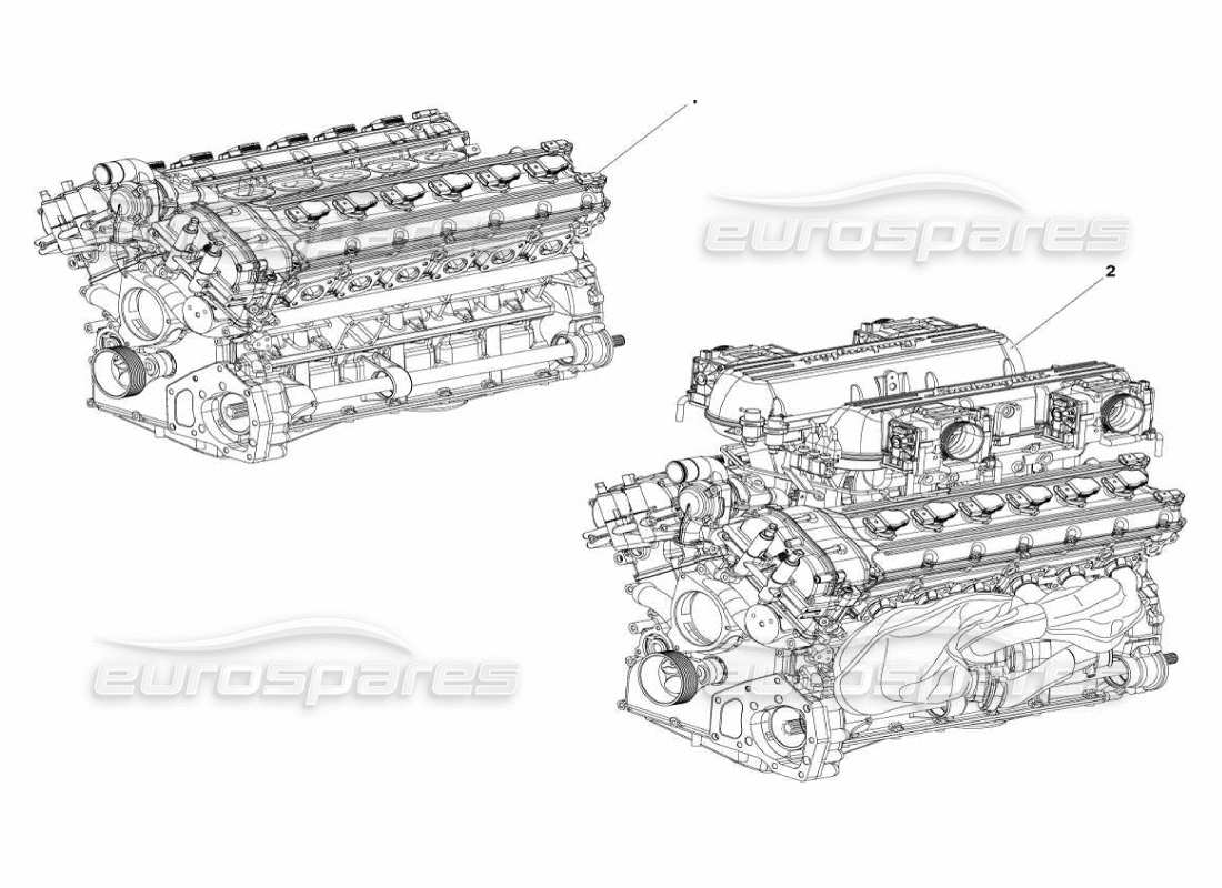 lamborghini murcielago lp670 assemblage moteur schéma des pièces