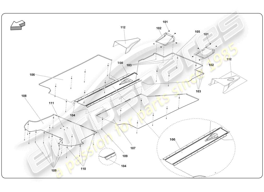 schéma de pièce contenant le numéro de pièce n10648601
