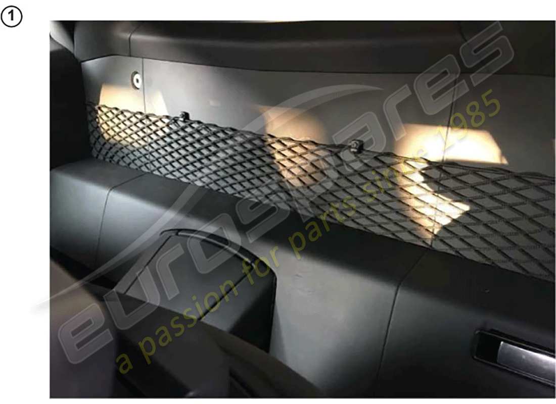 un schéma de pièces du catalogue de pièces lamborghini aventador accessories