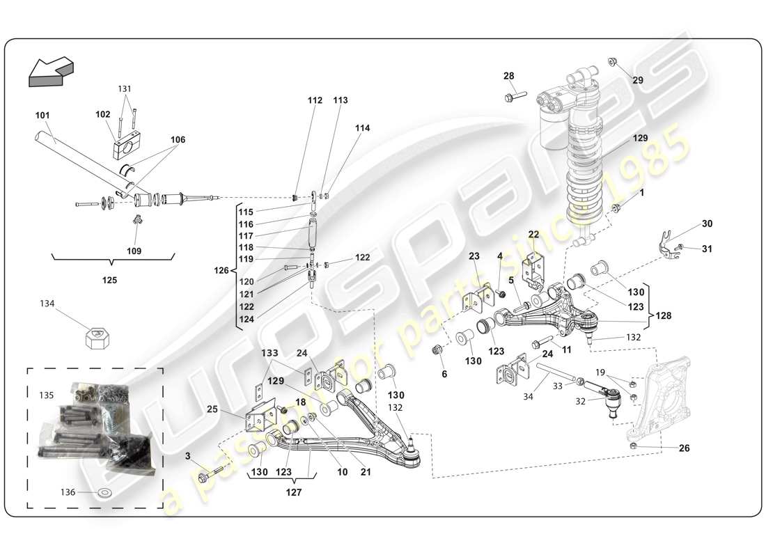 schéma de pièce contenant le numéro de pièce 400498045b