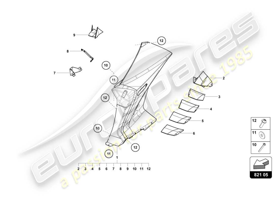 schéma de pièce contenant le numéro de pièce 475809009a