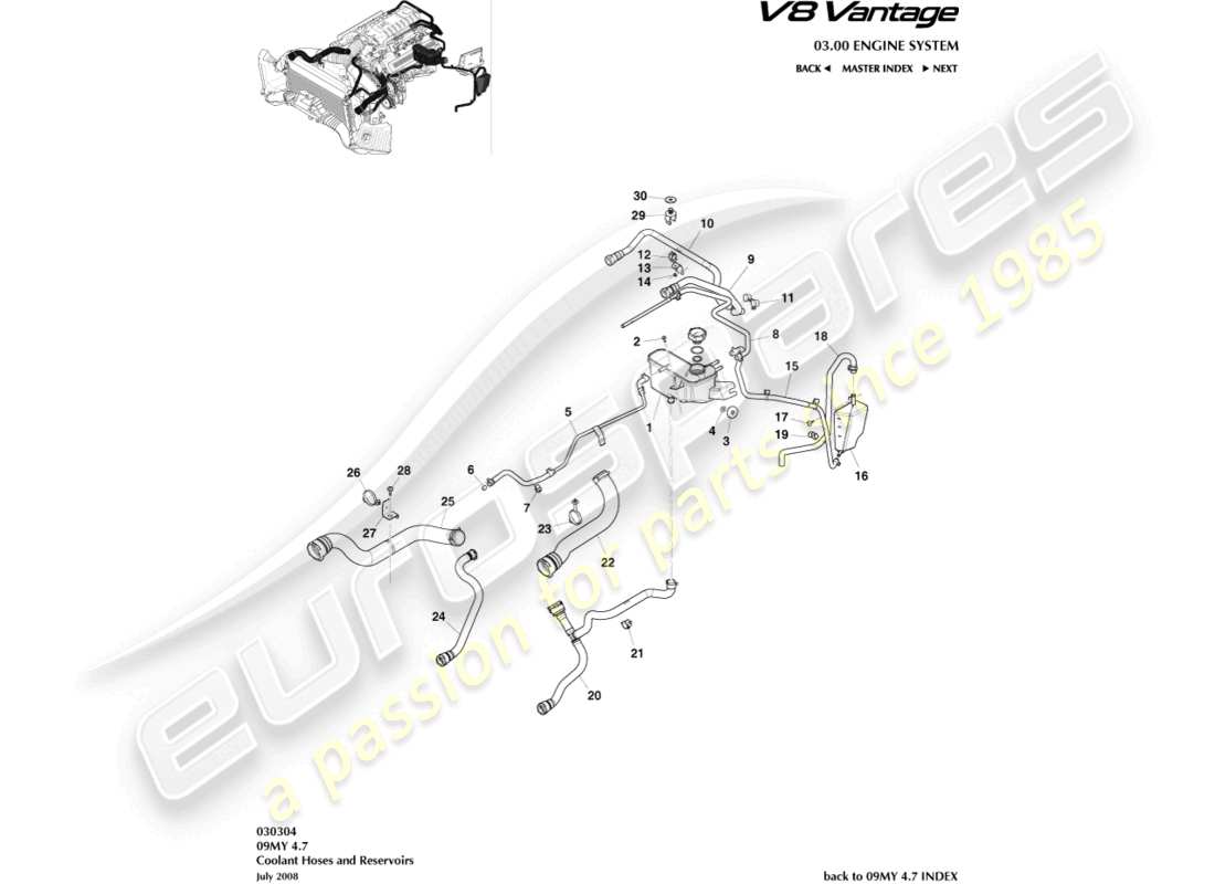 schéma de pièce contenant le numéro de pièce 1r12-322666-aa