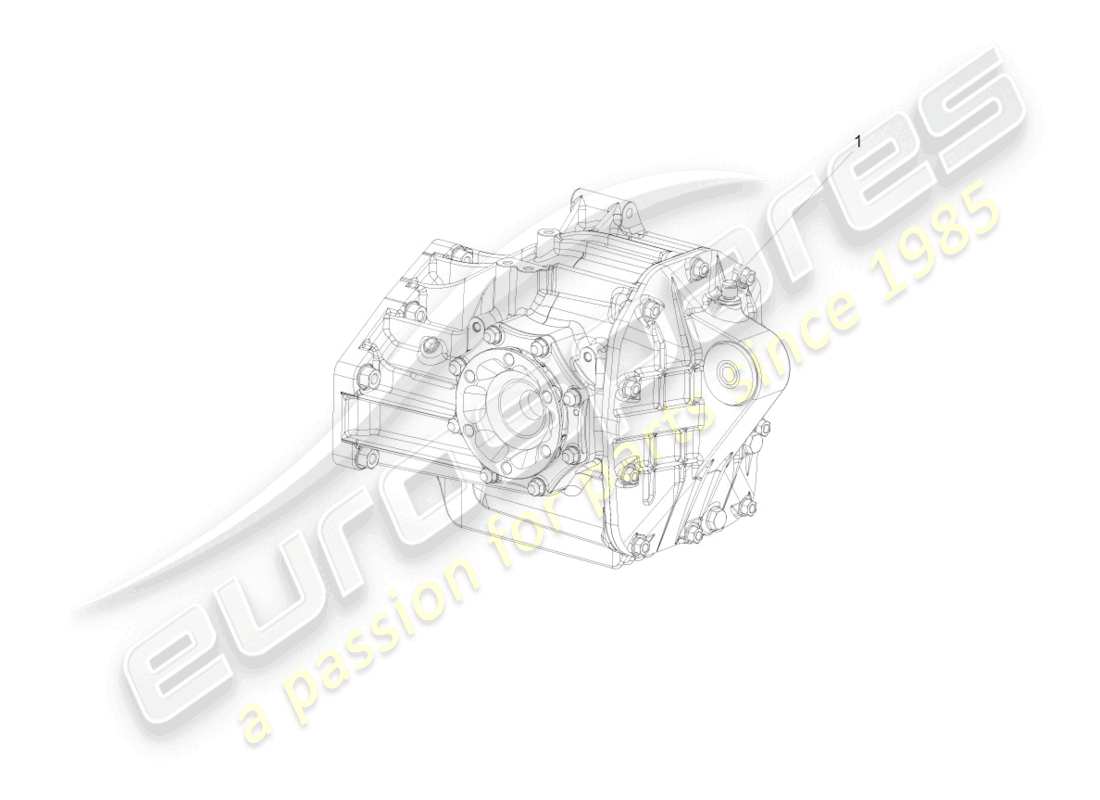 lamborghini murcielago roadster (2005) entraînement final, arrière complet schéma des pièces