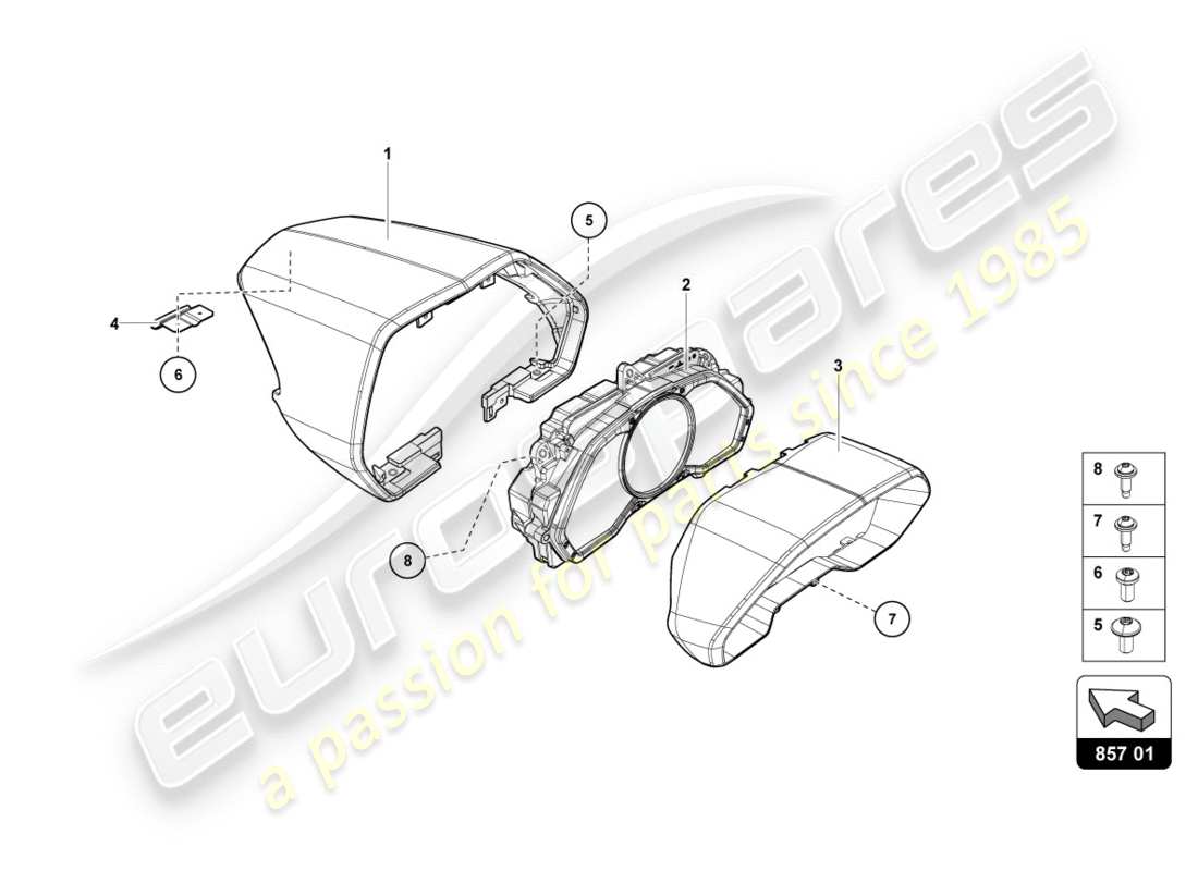 lamborghini lp700-4 coupe (2012) diagramme des pièces combi