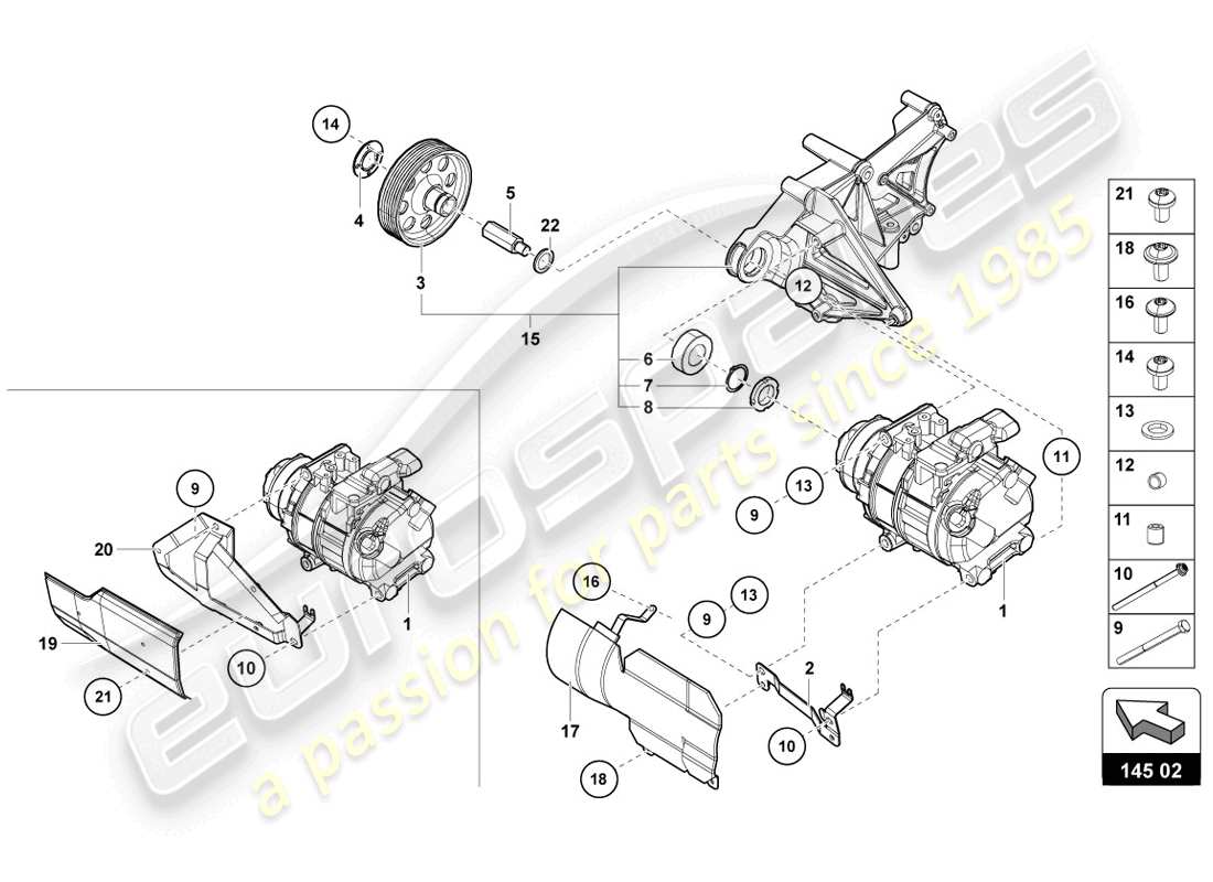 schéma de pièce contenant le numéro de pièce n10531802