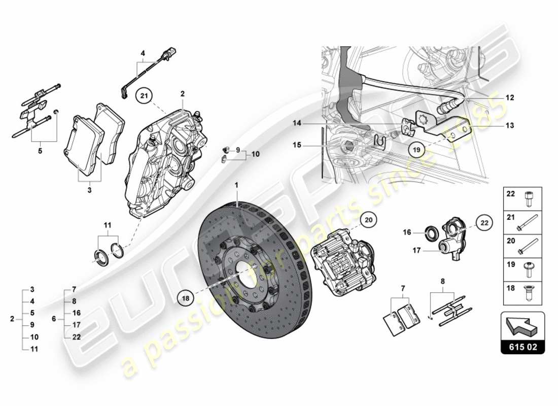 schéma de pièce contenant le numéro de pièce 470615601f