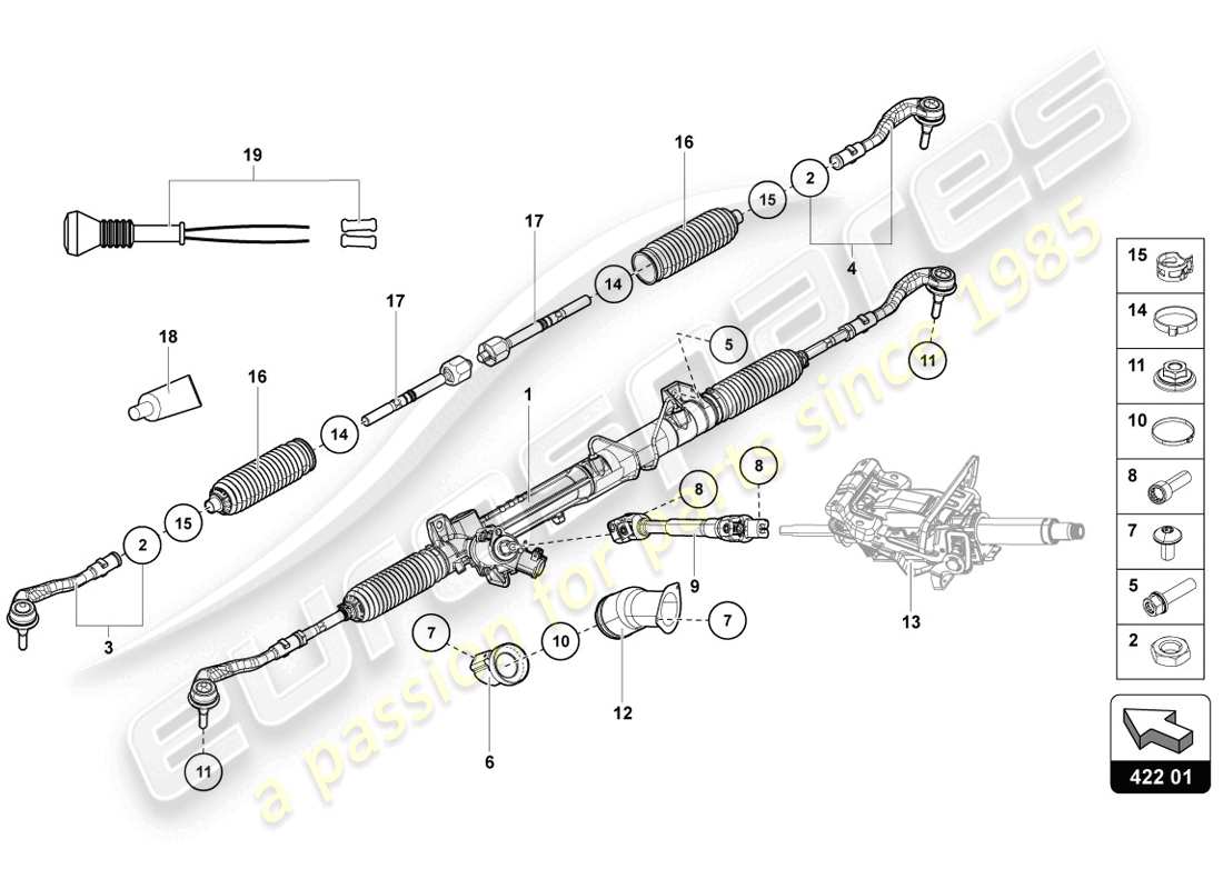 schéma de pièce contenant le numéro de pièce n10753601