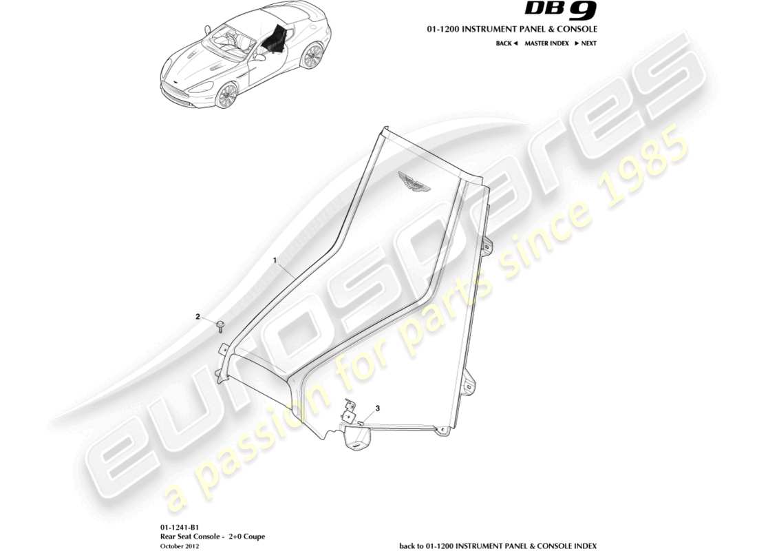schéma de pièce contenant le numéro de pièce cg43-045a12-baw