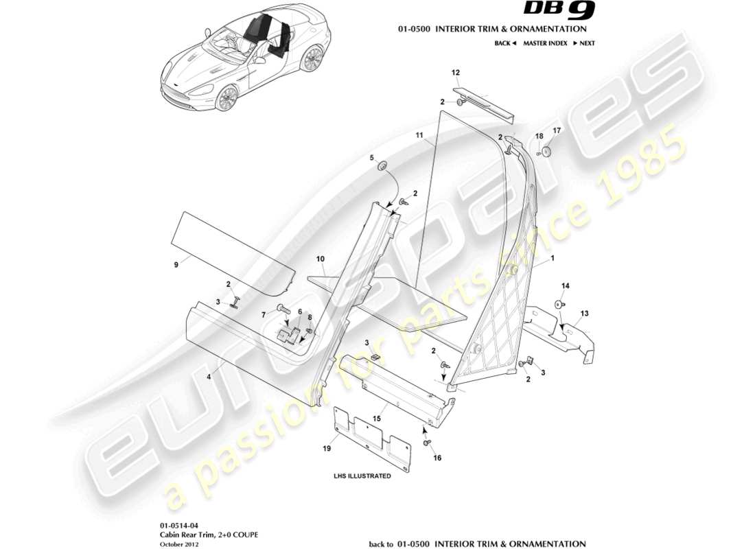schéma de pièce contenant le numéro de pièce 8d33-045c62-adw