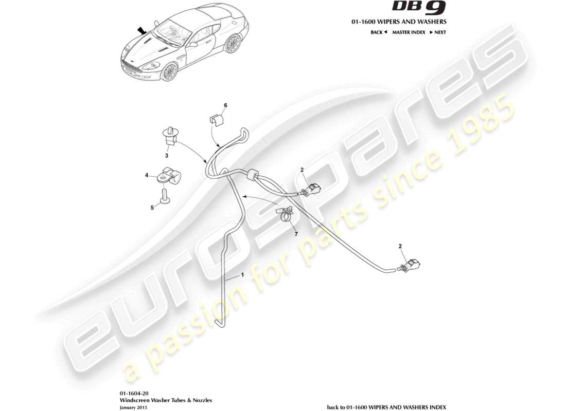 schéma de pièce contenant le numéro de pièce dg43-17z605-ab
