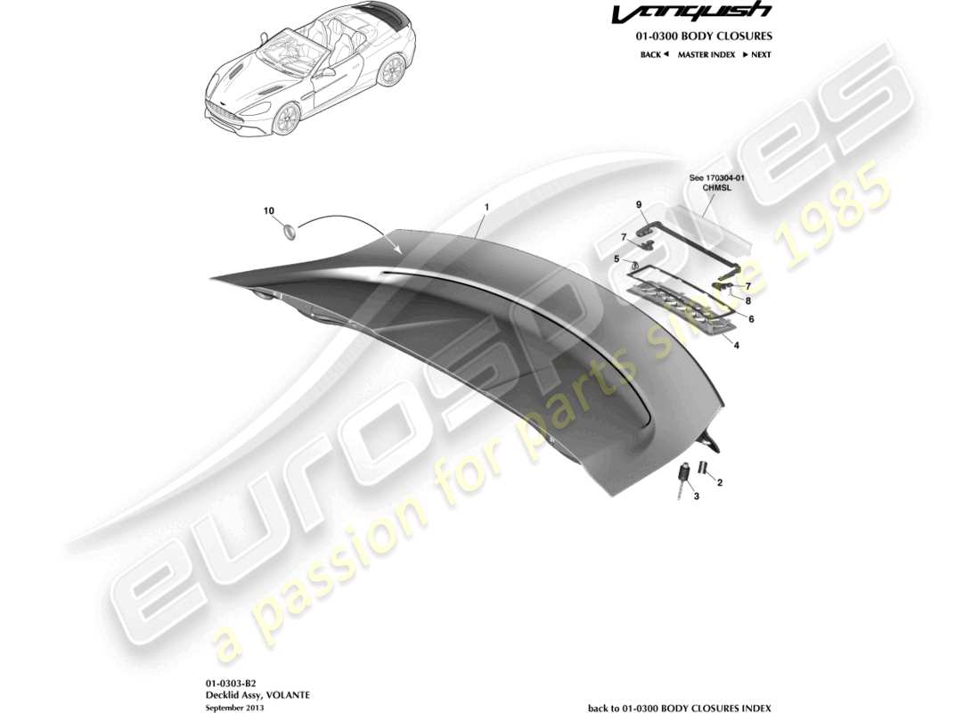 schéma de pièce contenant le numéro de pièce ed33-l40110-af