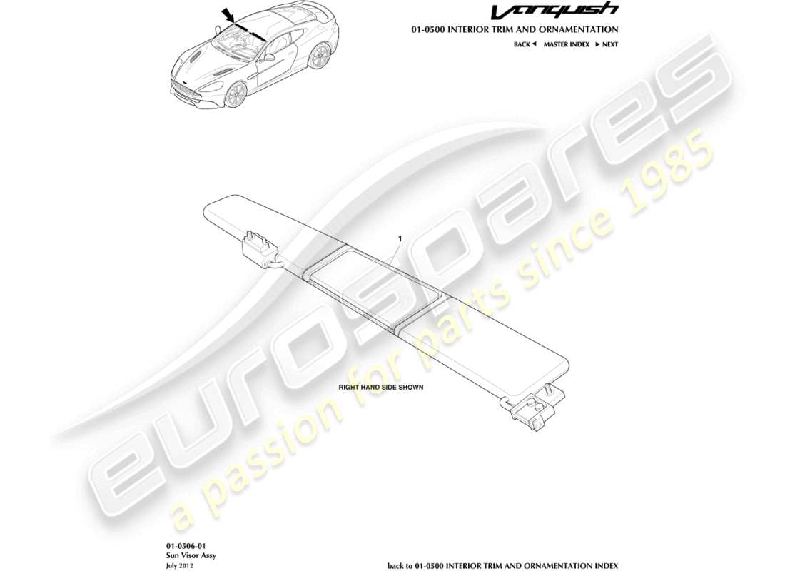 schéma de pièce contenant le numéro de pièce ag43-69320-ccw