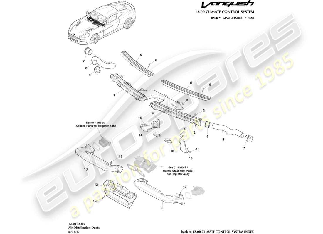 schéma de pièce contenant le numéro de pièce dd33-014k97-ba
