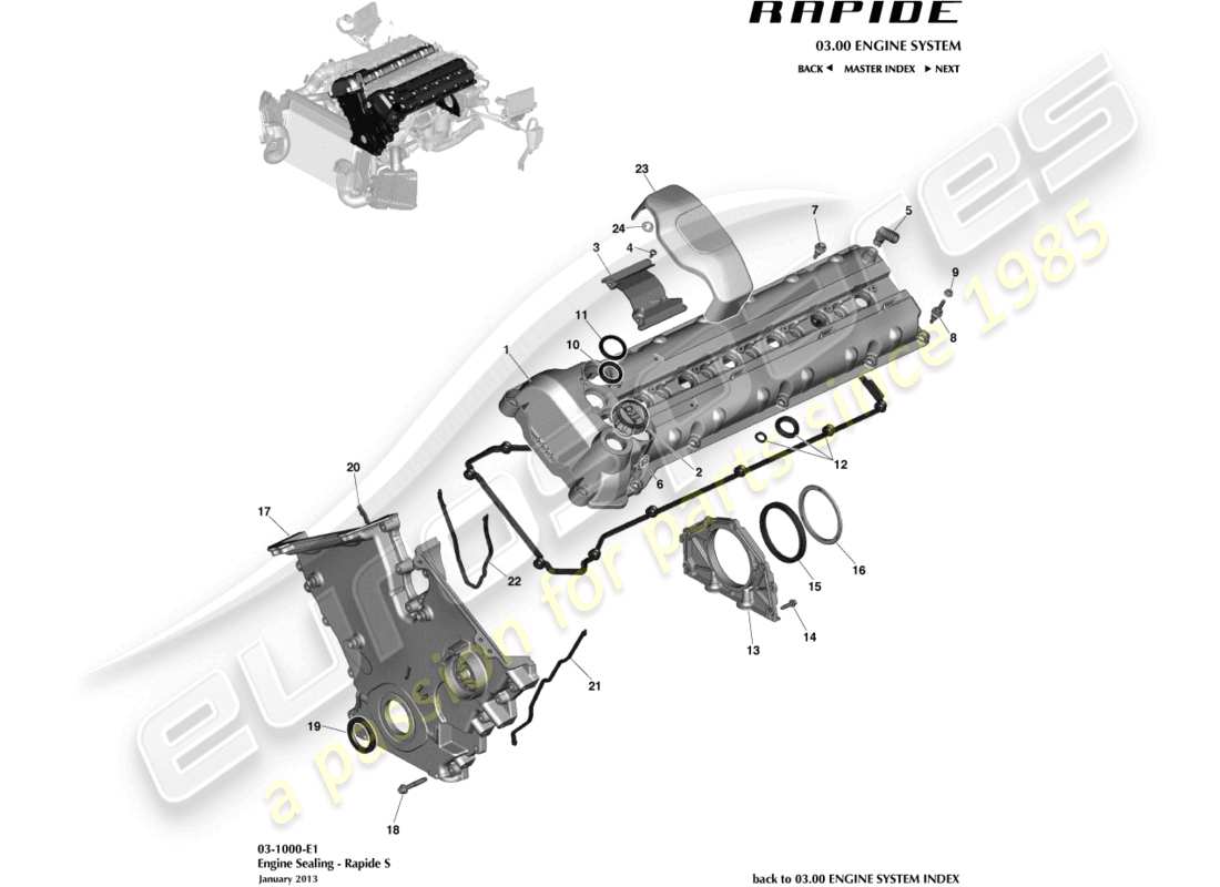schéma de pièce contenant le numéro de pièce ed23-6a513-aa