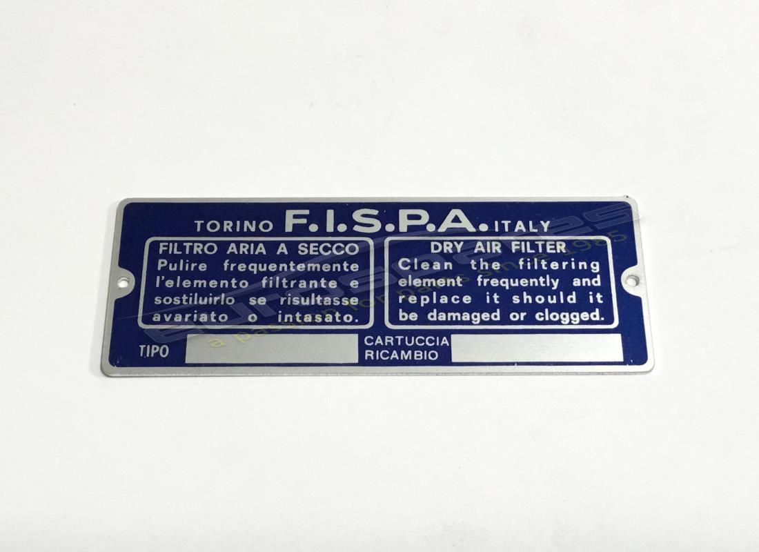 nouvelle plaque de filtre à air ferrari. numéro de pièce fpl006 (1)