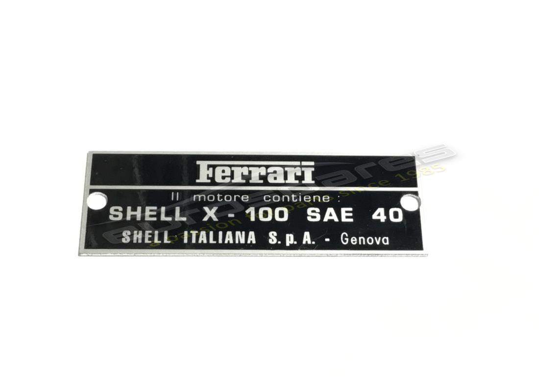 nouvelle plaque d'huile ferrari. numéro de pièce fpl005 (1)