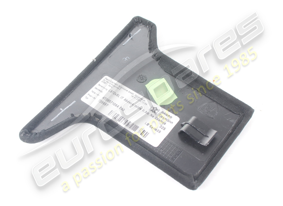 UTILISÉ LAMBORGHINI COUVERCLE DE TABLEAU DE BORD INFÉRIEUR. NUMÉRO DE PIÈCE 4T0857109A (3) utilisé lamborghini couvercle de tableau de bord inférieur. numéro de pièce 4t0857109a (3)