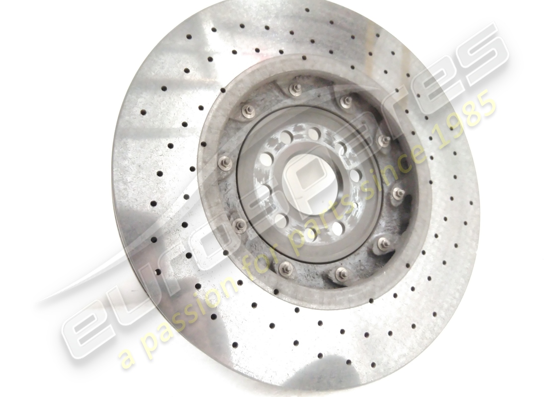 disque de frein avant gauche en céramique d'occasion lamborghini (ventilé). numéro de pièce 470615301g (4)