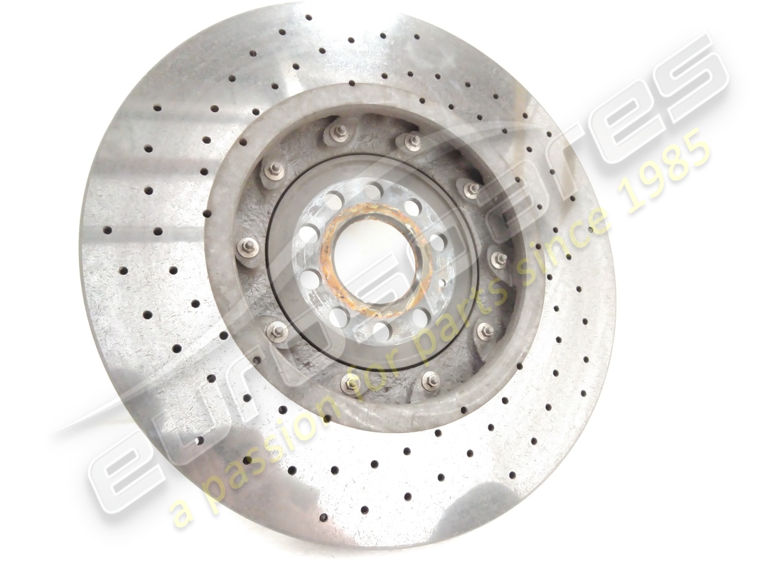 disque de frein avant droit en céramique d'occasion lamborghini (ventilé). numéro de pièce 470615302g (4)