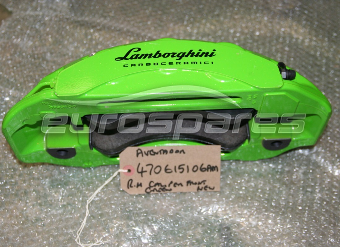 nouveau lamborghini étrier de frein ant.dx.verde.mant.. numéro de pièce 470615106am (1)